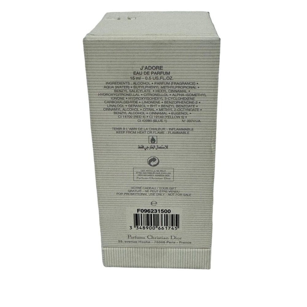 Christian Dior Vintage J'ADORE TO GO EDP 15 ml Jasmine Orchid Rose winner of a - Picture 4 of 6